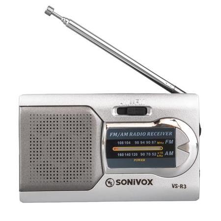 Sonivox VS-R3 Analog Radyo Gümüş Renk