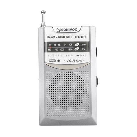 Sonivox VS-R106 Analog Radyo Gri Renk
