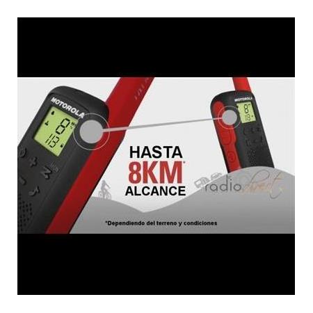 Motorola TLKR T62 Kırmızı Açık Alan 8Km PMR El Telsizi