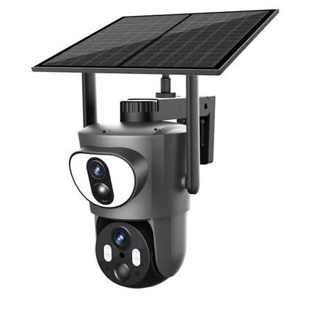 URANIUM ANP-PT3030S4G 3MP ÇİFT KAMERALI 2.8MM/6MM LENS 4G/LTE 30 METRE IR LED/RENKLİ SOLAR PANEL