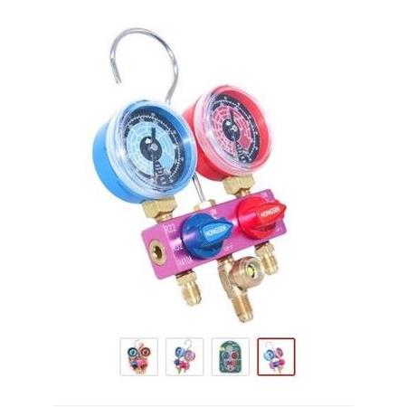 HONGSEN HS-M02 R22/R32/R410 Manifold Hortumsuz