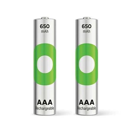 GP RECYKO 650 MAH R03 AAA ŞARJLI 2'Lİ İNCE KALEM PİL GP65AAAHCER21-2TLB2 (GPRHCH63E041
