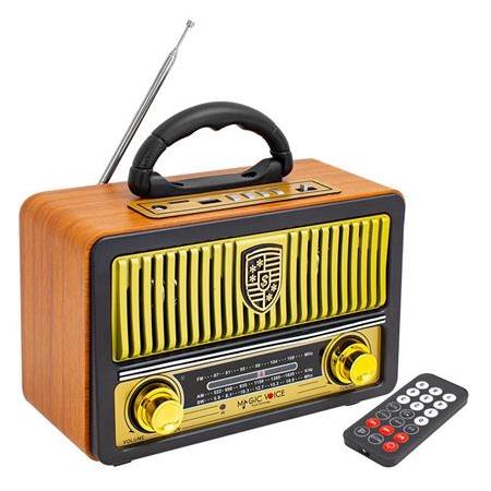 MagicVoice MV-112BT USB - SD - FM - Bluetooth Destekli Nostaljik Radyo