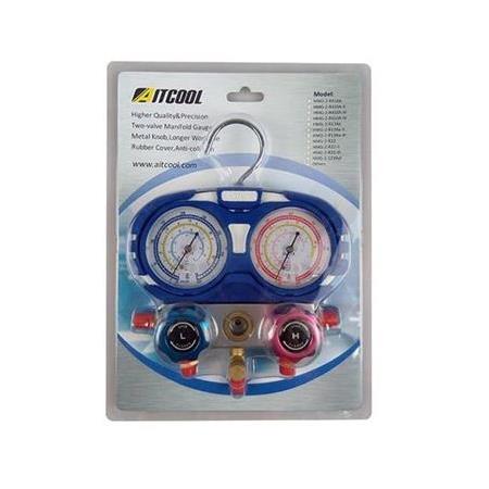 Aitcool HMG-2-134A R22/R134/R404/R407 Manifold Takımı Hortumsuz