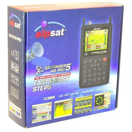 Alpsat 5 HD Pro Görüntülü Uydu Bulucu (Satfinder 5)