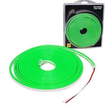 Powermaster 12 Volt 5 Metre Yeşil Neon Led Şerit