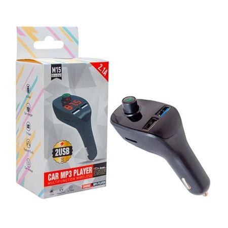 Magicvoice M15 USB-TF-BT-FM Destekli Led Ekranlı Araç Mp3 Player ve Şarj Cihazı