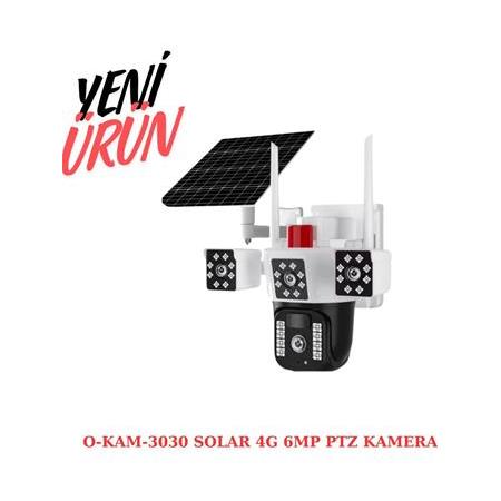 O-KAM-3030 6MP 4G SOLAR PTZ  Kamera