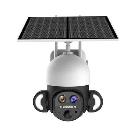 URANIUM ANP-PT3050B4G 3MP ÇİFT KAMERALI 3.6MM/12MM LENS 4G/LTE 50 MT IR LED/RENKLİ SOLAR PANEL BEYAZ
