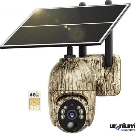 URANIUM ANP-PT3015K4G 3MP 3.6MM LENS 4G/LTE 15 METRE IR LED/RENKLİ SOLAR PANEL KAMUFLAJ RENK KAMERA(