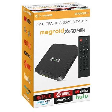 Magbox Magroid XS97Max 4GB Ram 32GB HDD 4K Ip Tv Box (Android 9.1)